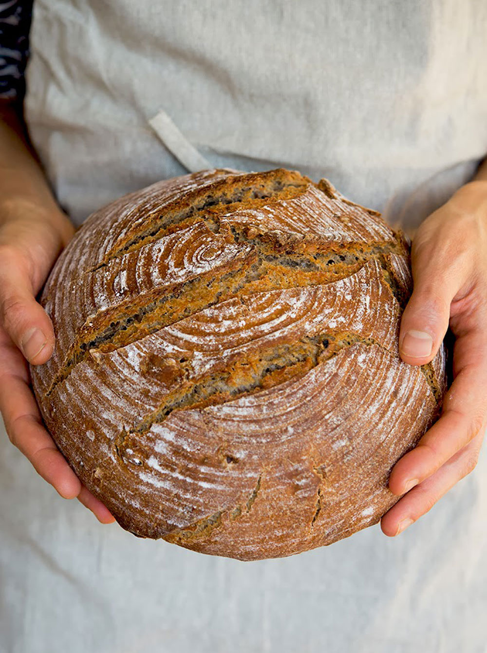 Whole Grain Walnut Sourdough Bread - WILD GREENS & SARDINES