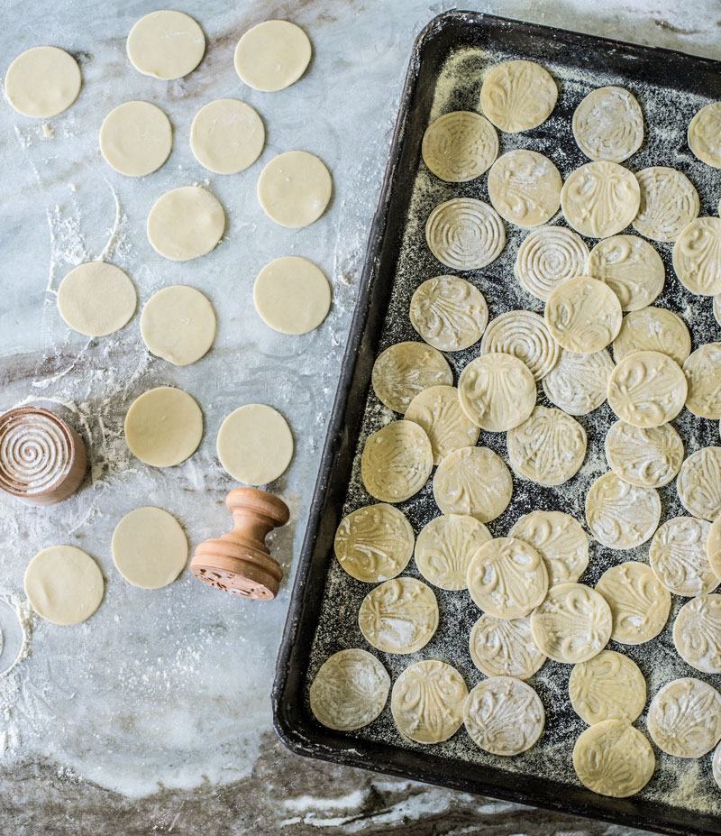 Flower-shaped Stamp for Making Ligurian Corzetti Pasta