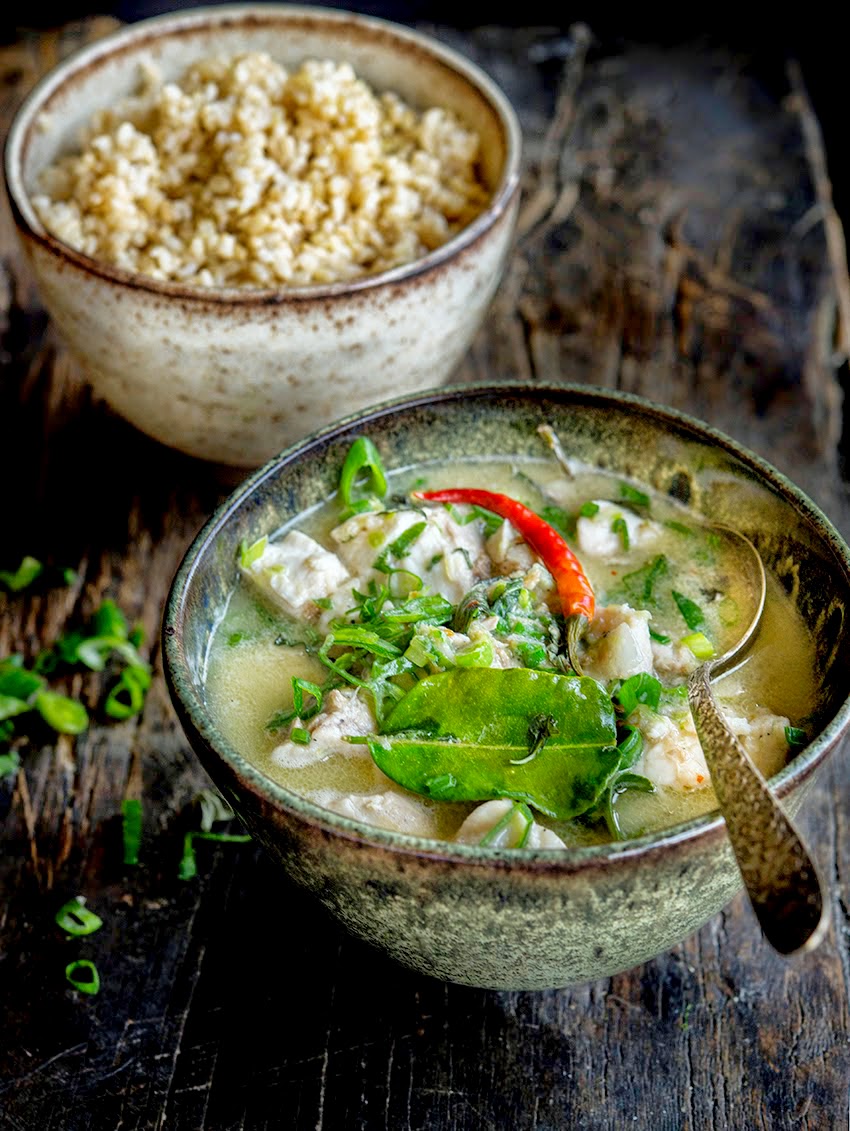 Thai Fish Curry with Coconut Milk - WILD GREENS & SARDINES