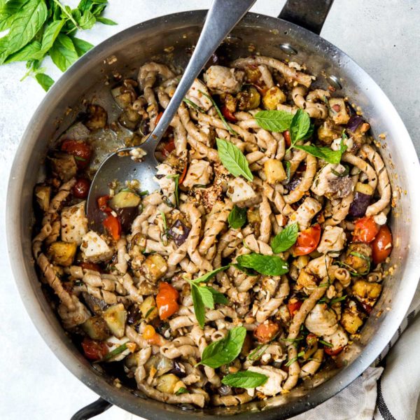 Mushroom Ragù with Crispy Pasta - WILD GREENS & SARDINES