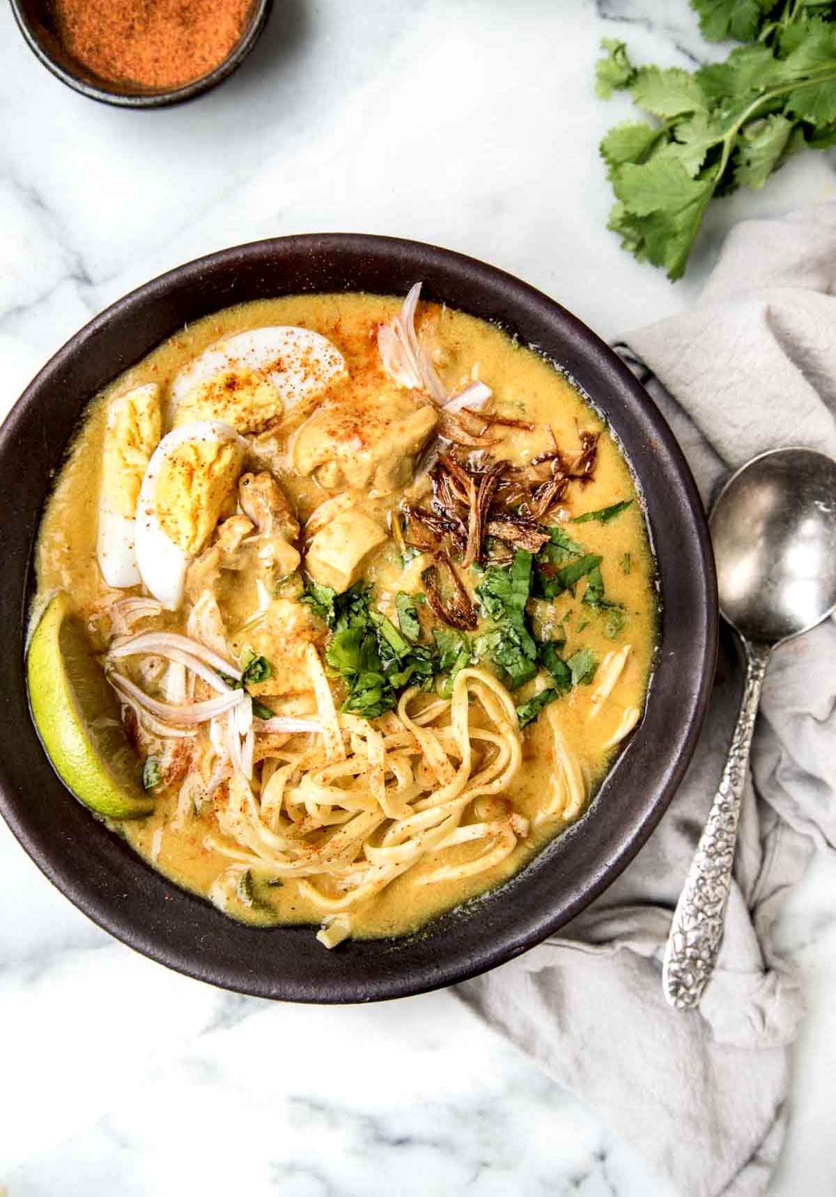 Burmese-Inspired Coconut Sauce Noodles (Ohn-No Khaut Swe)