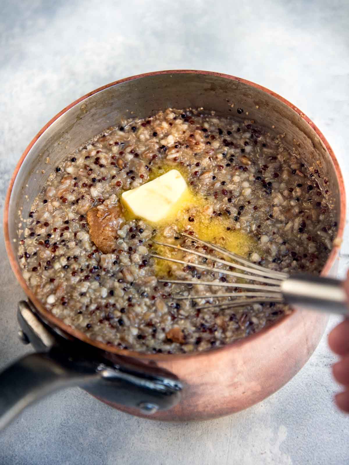 Savory Five-Grain Porridge Bowl - WILD GREENS & SARDINES